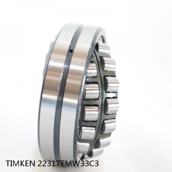 22317EMW33C3 TIMKEN Spherical Roller Bearings Steel Cage