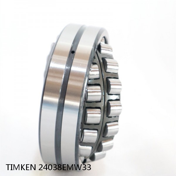24038EMW33 TIMKEN Spherical Roller Bearings Steel Cage