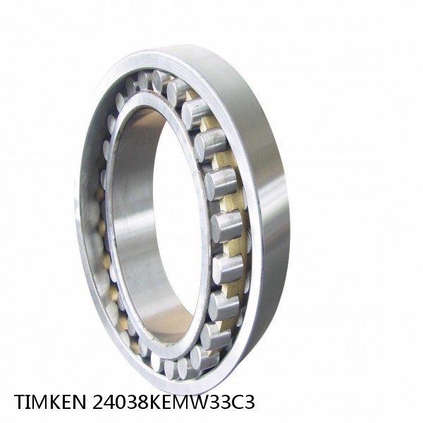 24038KEMW33C3 TIMKEN Spherical Roller Bearings Steel Cage