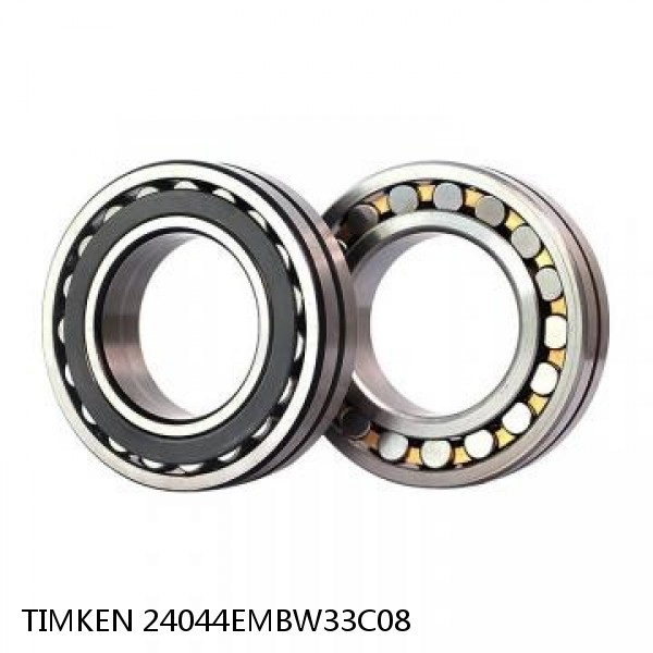 24044EMBW33C08 TIMKEN Spherical Roller Bearings Steel Cage
