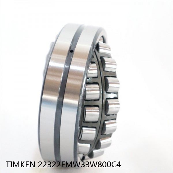 22322EMW33W800C4 TIMKEN Spherical Roller Bearings Steel Cage