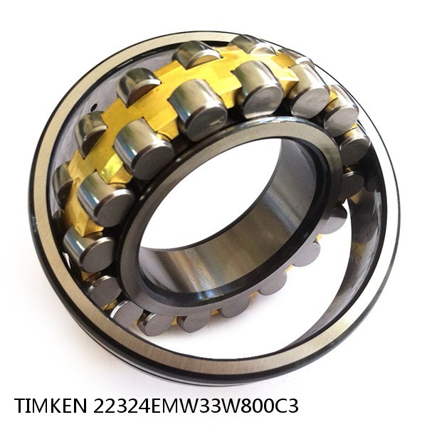 22324EMW33W800C3 TIMKEN Spherical Roller Bearings Steel Cage