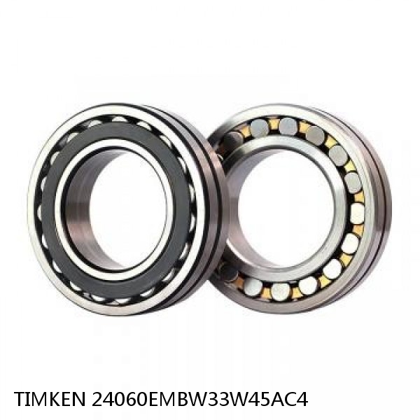 24060EMBW33W45AC4 TIMKEN Spherical Roller Bearings Steel Cage