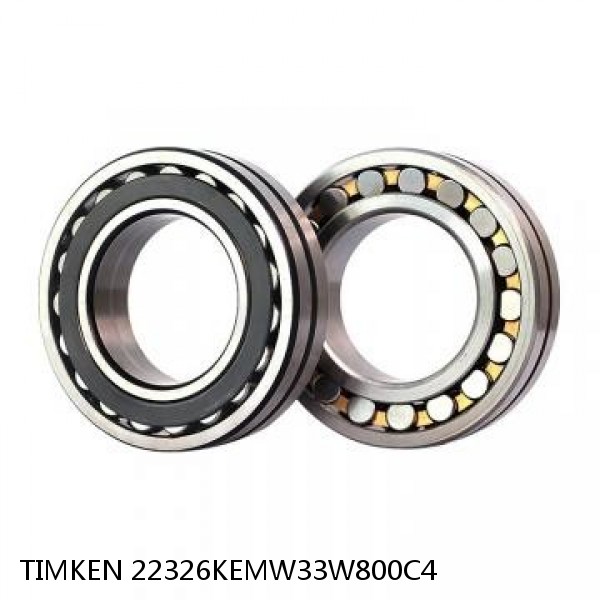 22326KEMW33W800C4 TIMKEN Spherical Roller Bearings Steel Cage
