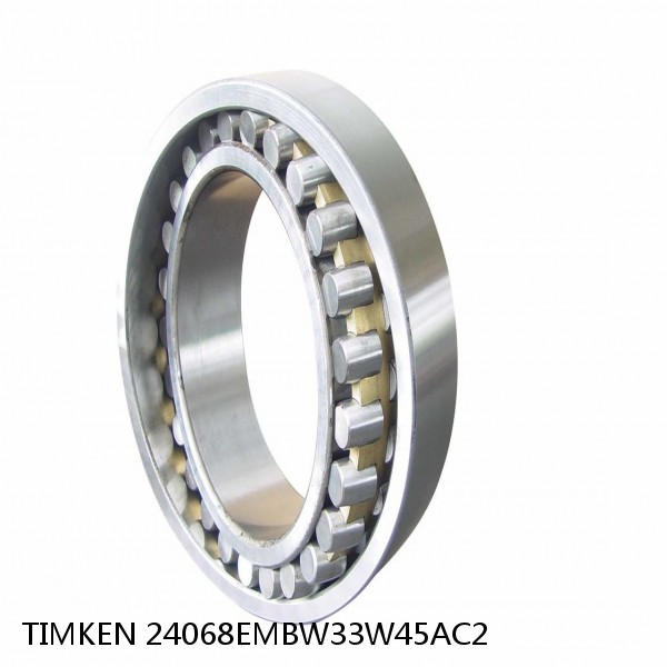 24068EMBW33W45AC2 TIMKEN Spherical Roller Bearings Steel Cage
