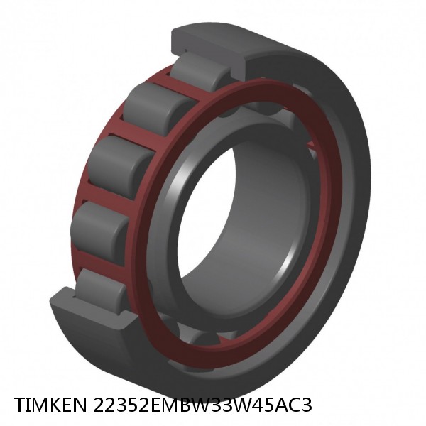 22352EMBW33W45AC3 TIMKEN Cylindrical Roller Bearings Single Row ISO