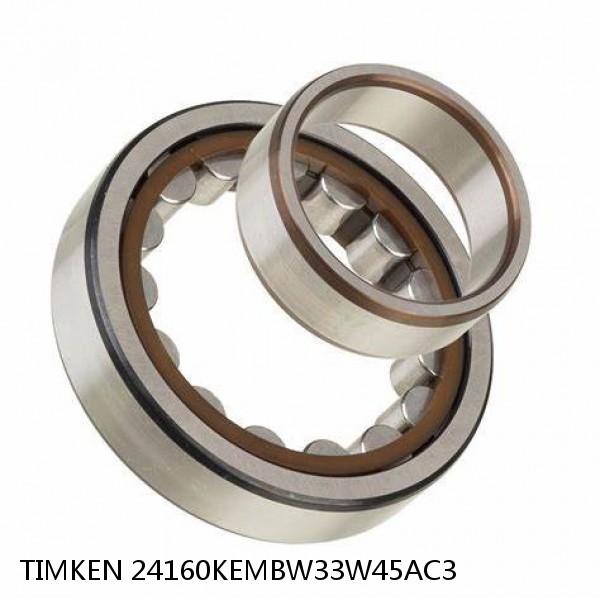 24160KEMBW33W45AC3 TIMKEN Cylindrical Roller Bearings Single Row ISO
