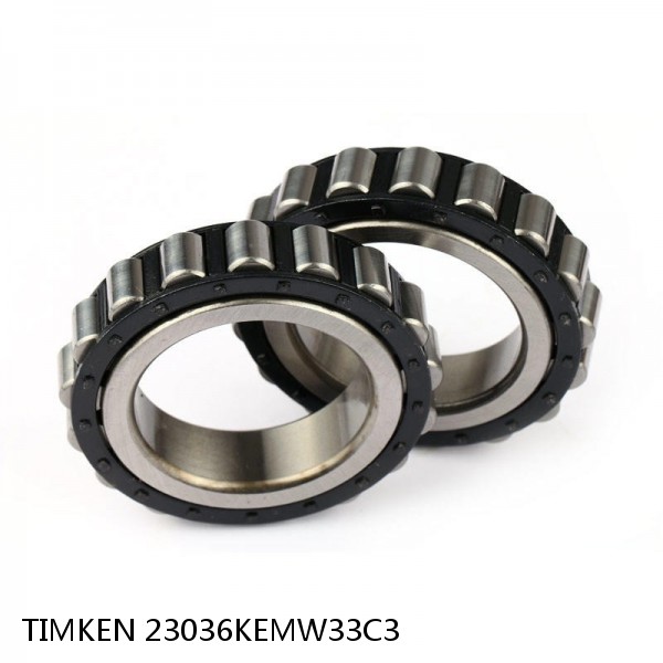 23036KEMW33C3 TIMKEN Cylindrical Roller Bearings Single Row ISO