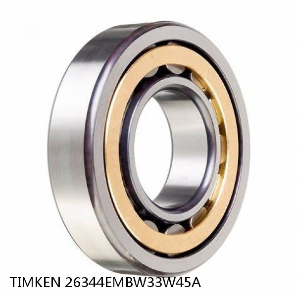 26344EMBW33W45A TIMKEN Cylindrical Roller Bearings Single Row ISO