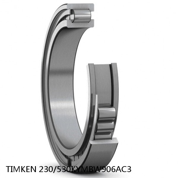 230/530KYMBW906AC3 TIMKEN Full Complement Cylindrical Roller Radial Bearings