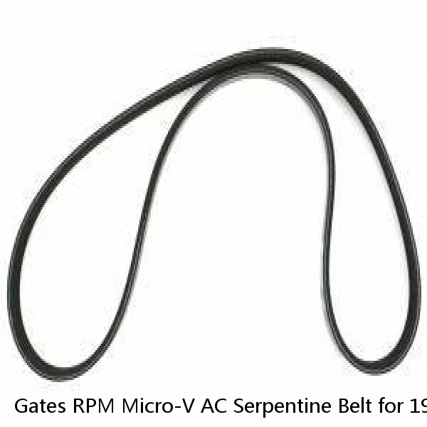 Gates RPM Micro-V AC Serpentine Belt for 1991-1993 BMW 318is 1.8L L4 wy
