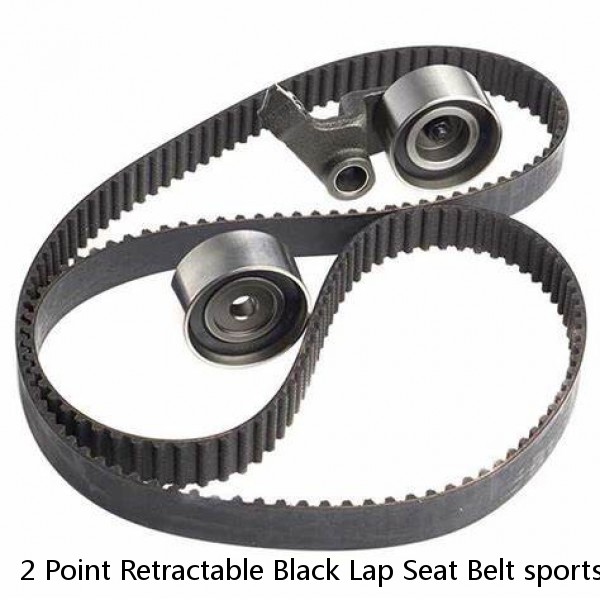 2 Point Retractable Black Lap Seat Belt sportsman g force parts Truck Bench Car
