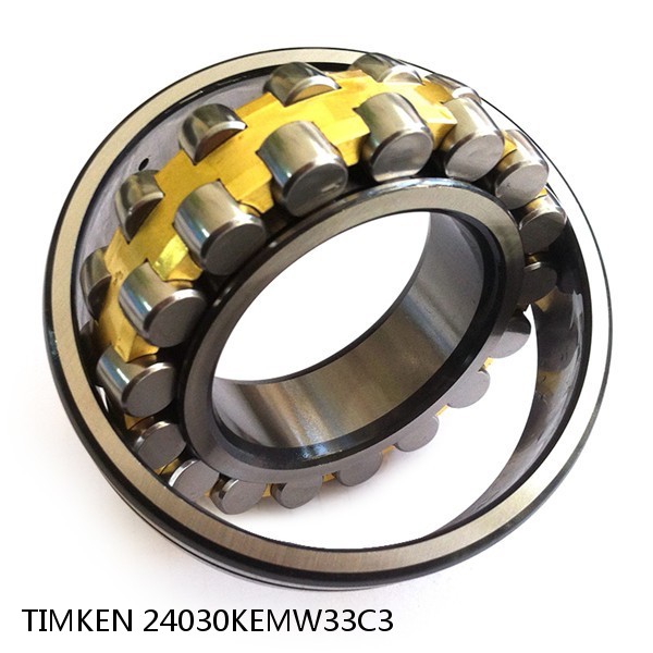 24030KEMW33C3 TIMKEN Spherical Roller Bearings Steel Cage #1 small image