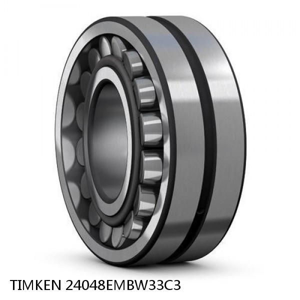 24048EMBW33C3 TIMKEN Spherical Roller Bearings Steel Cage #1 small image