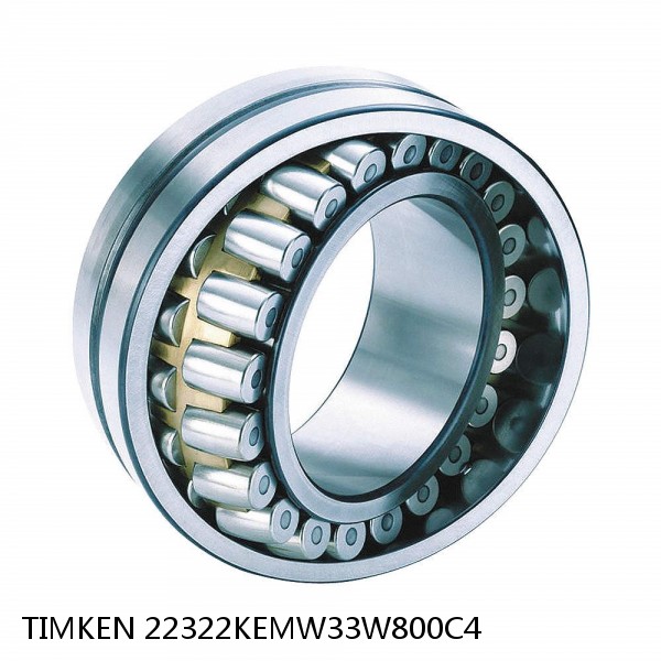 22322KEMW33W800C4 TIMKEN Spherical Roller Bearings Steel Cage