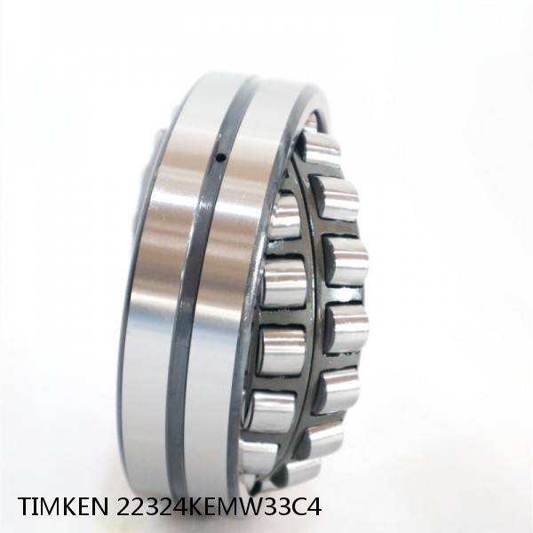 22324KEMW33C4 TIMKEN Spherical Roller Bearings Steel Cage