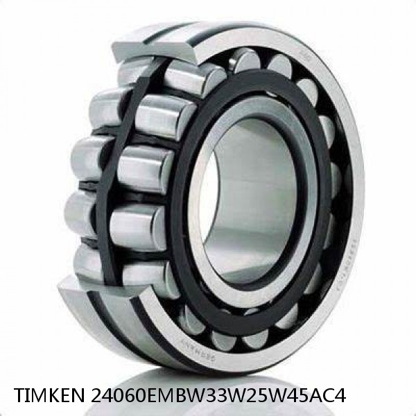 24060EMBW33W25W45AC4 TIMKEN Spherical Roller Bearings Steel Cage