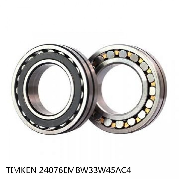 24076EMBW33W45AC4 TIMKEN Spherical Roller Bearings Steel Cage #1 small image