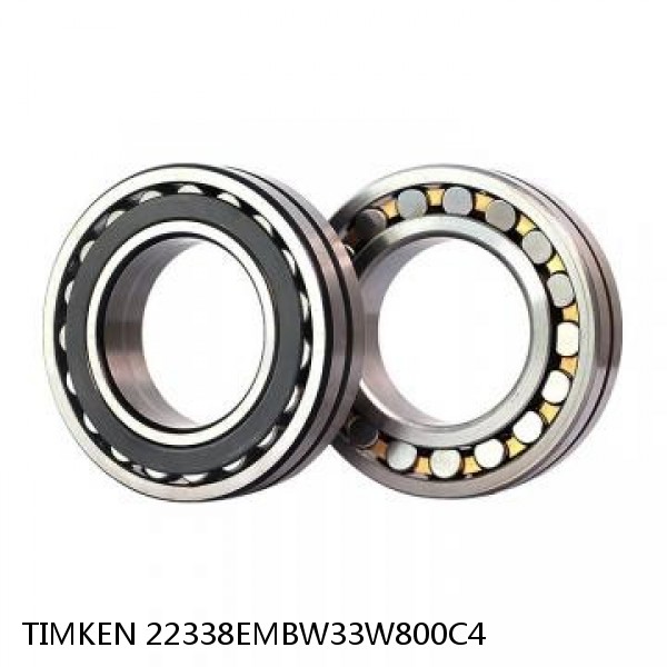 22338EMBW33W800C4 TIMKEN Spherical Roller Bearings Steel Cage