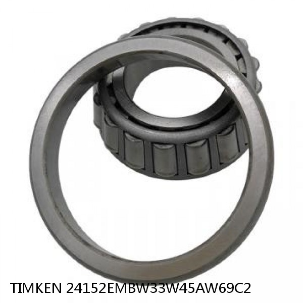 24152EMBW33W45AW69C2 TIMKEN Spherical Roller Bearings Steel Cage #1 small image