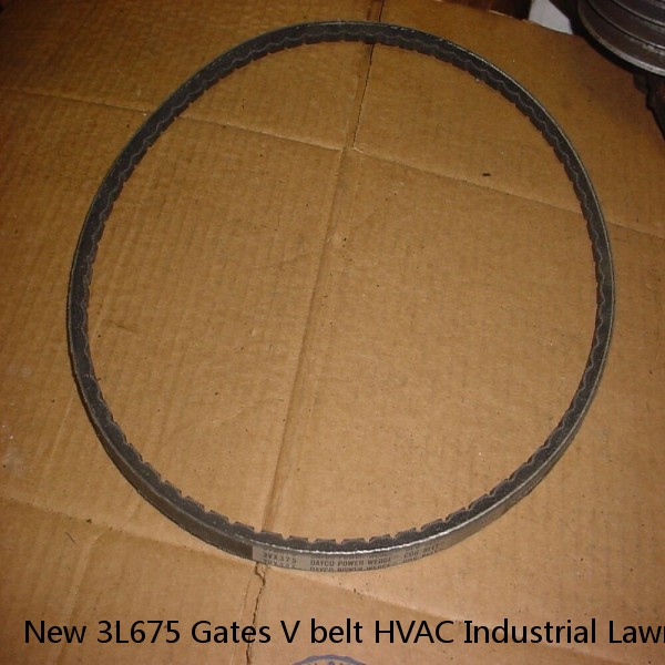 New 3L675 Gates V belt HVAC Industrial Lawn Mower 3/8" x 67.5" OD    3L 675 #1 small image