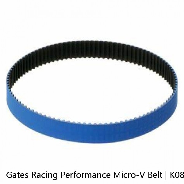 Gates Racing Performance Micro-V Belt | K08 1 3/32in x 49 1/8in | Black #1 small image
