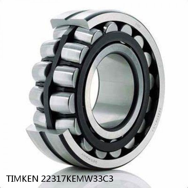 22317KEMW33C3 TIMKEN Spherical Roller Bearings Steel Cage #1 image