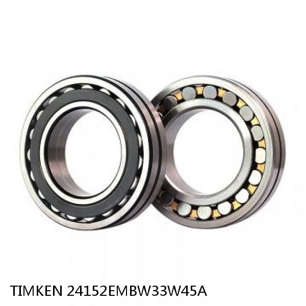 24152EMBW33W45A TIMKEN Spherical Roller Bearings Steel Cage #1 image