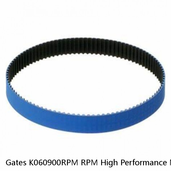 Gates K060900RPM RPM High Performance Micro-V Serpentine Drive Belt #1 image