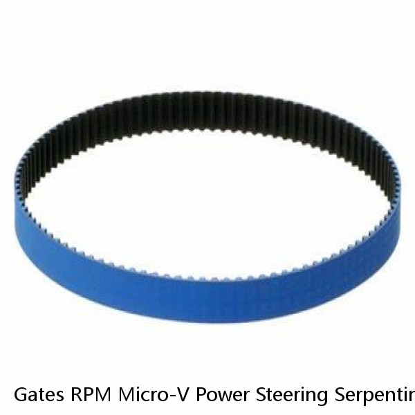 Gates RPM Micro-V Power Steering Serpentine Belt for 1995-2008 Nissan Maxima nx #1 image