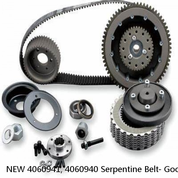 NEW 4060941, 4060940 Serpentine Belt- Goodyear Gatorback The Quiet Belt #1 image